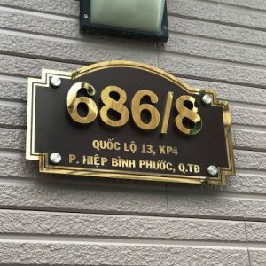 Biển số nhà – Dấu ấn nhận diện địa chỉ và phong cách sống