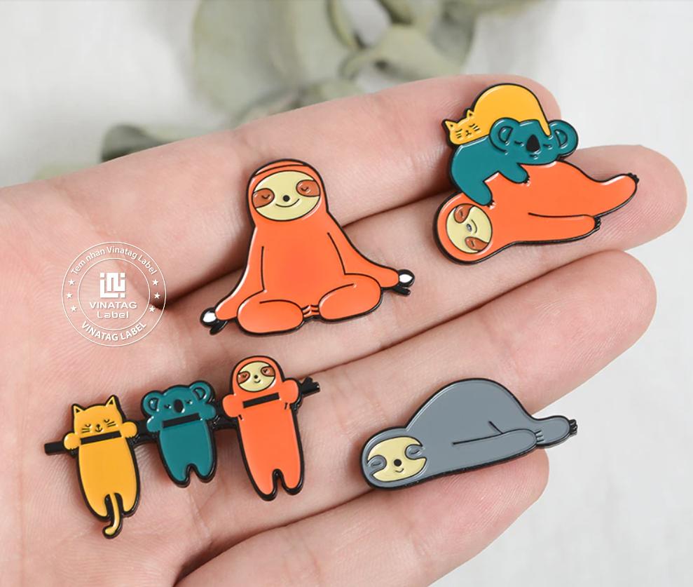 Huy hiệu kim loại, pin cài áo cao cấp – Vinatag