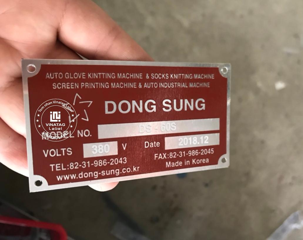 Tem nhom an mon in noi dung Vinatag
