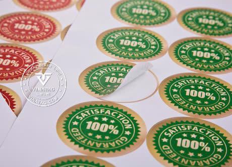 tem decal ngoài trời chống nước - mẫu 5 Vinatag