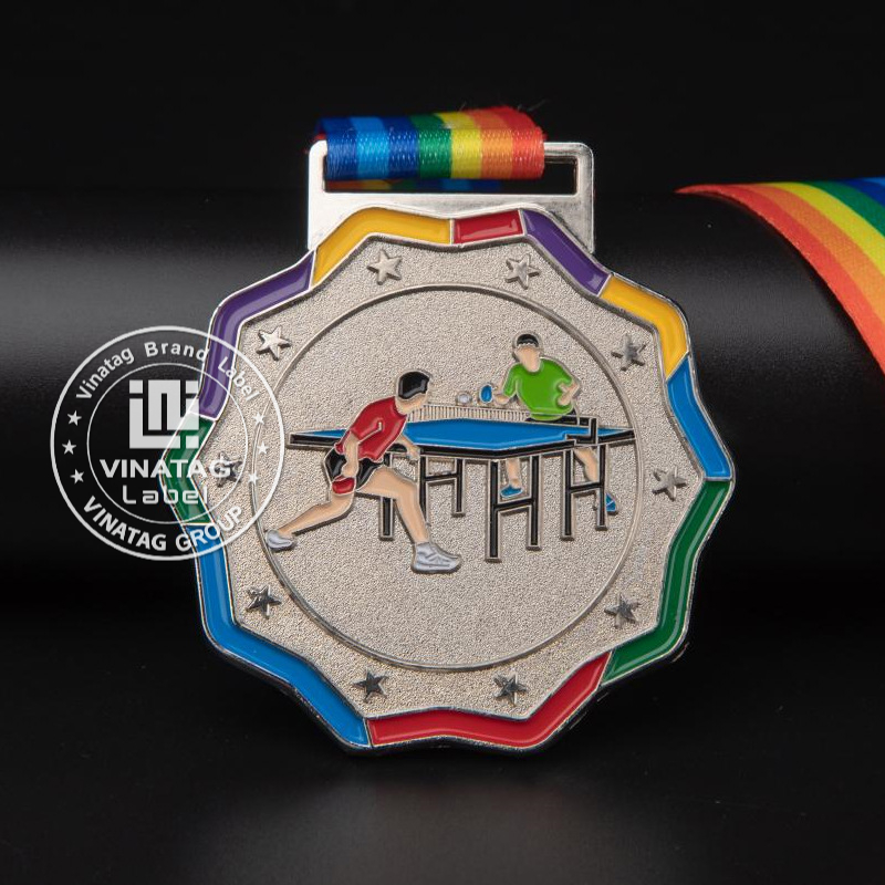 Mẫu huy chương chạy trail địa hình tại Vinatag 6