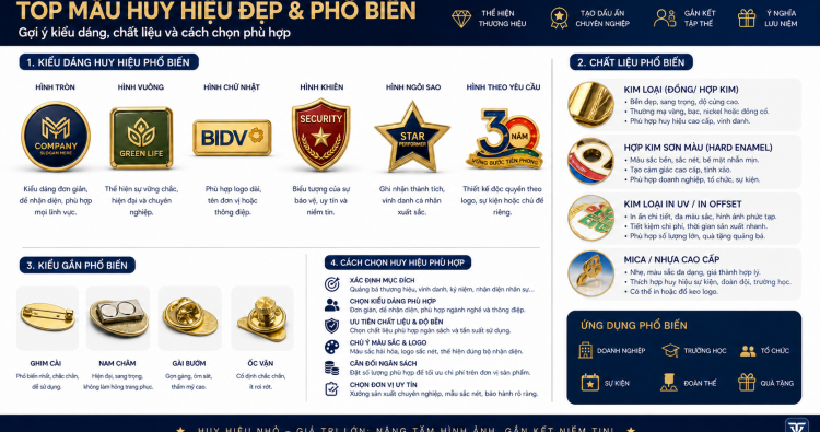 Mẫu huy hiệu đẹp - ảnh đại diện Vinatag