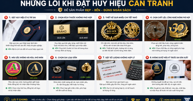 lỗi khi đặt huy hiệu - ảnh đại diện Vinatag